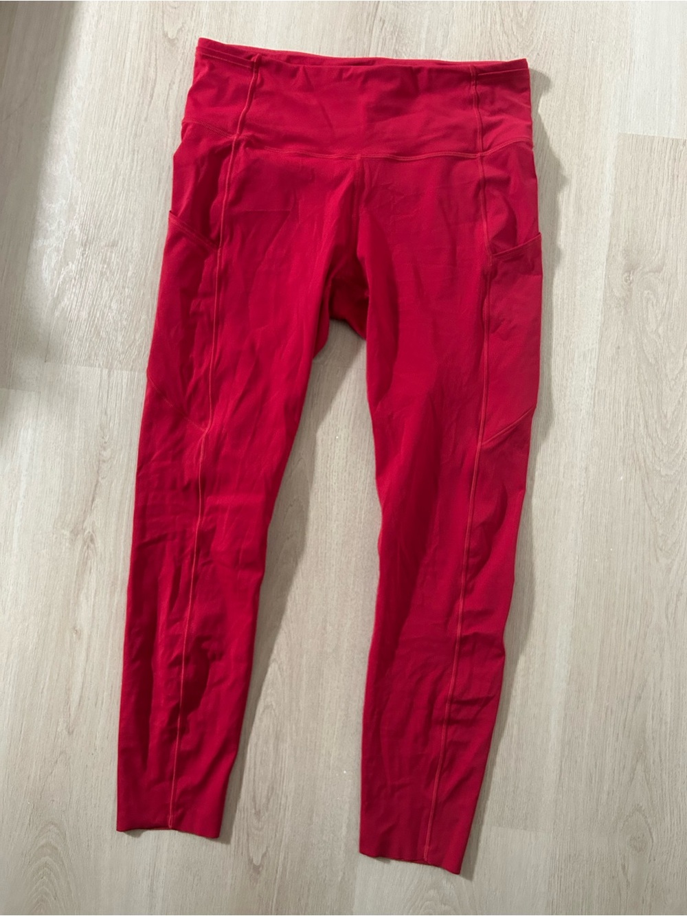 lululemon athletica Red High-Rise Leggings